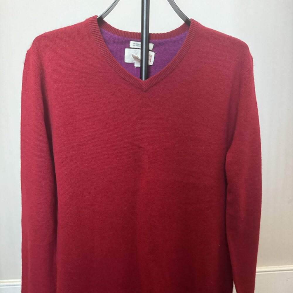 1901 V-Neck Sweater / Cashmere Medium